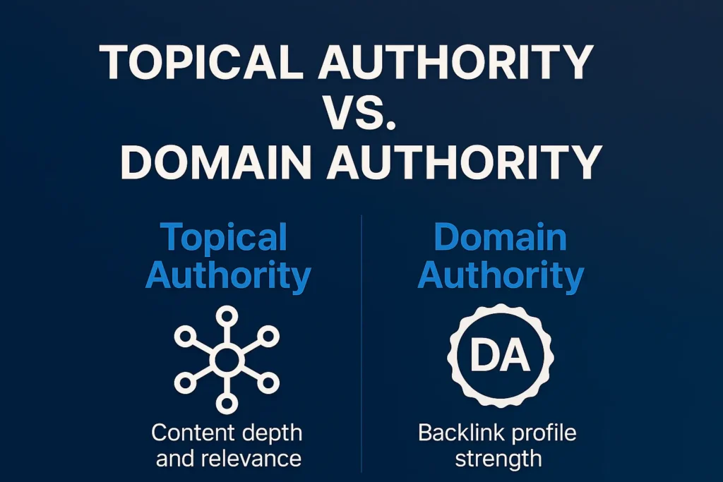 Topical Authority vs. Domain Authority: What Actually Moves the Needle